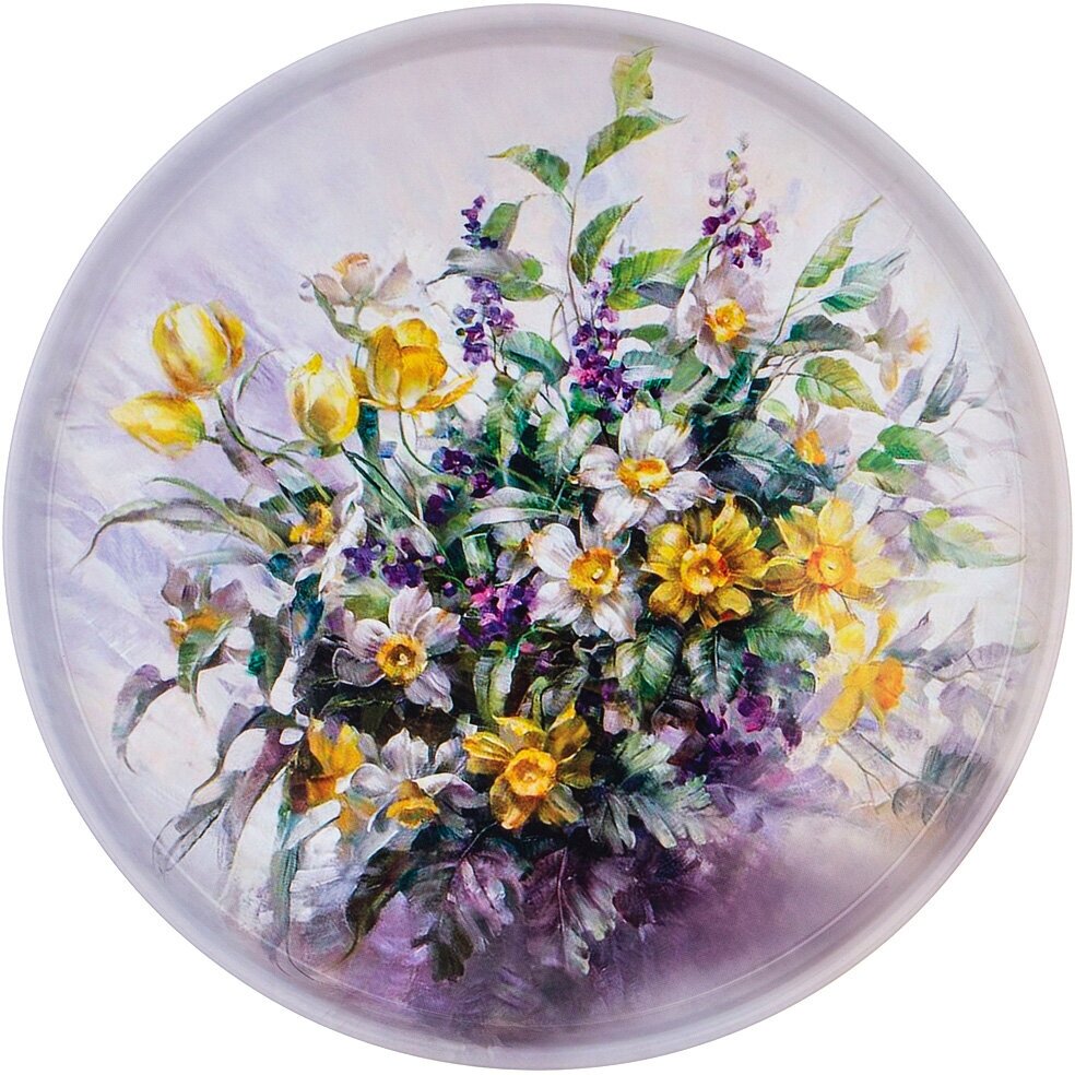 фото Поднос Agness Коллекция "Полевые Цветы" 33Х2,1 См 898-209