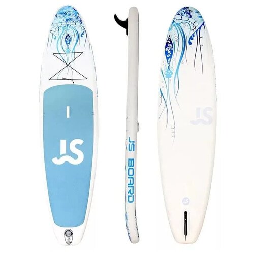 фото Надувная sup доска js jelly fish 11 для серфинга, водные товары для плавания 335х82х15 см js board
