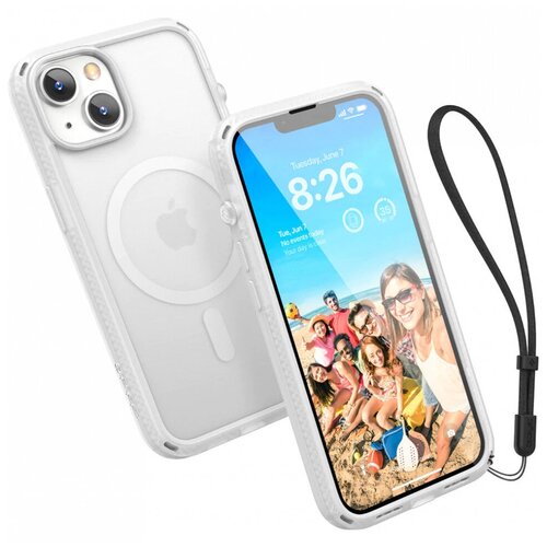 Противоударный чехол Catalyst Influence Case with MagSafe для iPhone 14, цвет Прозрачный (Clear) (CATDMSPH14CLRM)