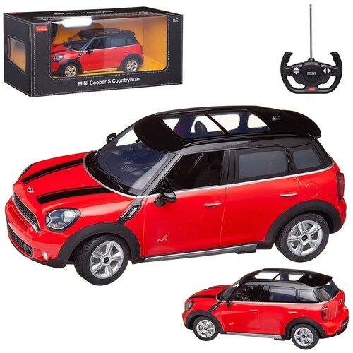 Легковой автомобиль Rastar Mini Countryman (72500), 1:14, 30 см, красный легковой автомобиль siku mini countryman 1454 1 55 7 см желтый черный