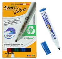 BIC Набор маркеров Ecolutions Velleda, 4 шт. (904941)