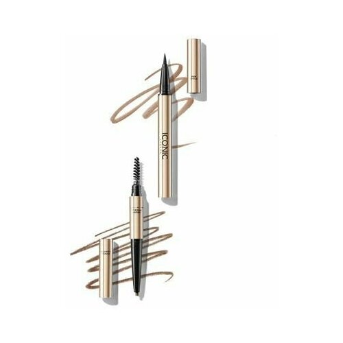 Средство для бровей 3 в 1 ICONIC London Triple Precision Brow Definer Chestnut brown