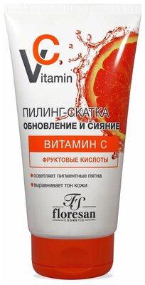 Пилинг-скатка Floresan Vitamin C обновление и сияние