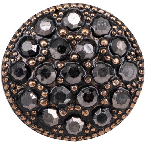 фото Кольцо otokodesign, безразмерное, черный, золотой