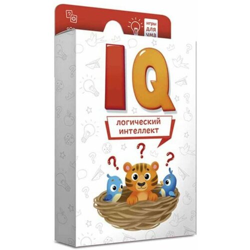 Настольная IQ игра Логический интеллект, развлекательная карточная игра, 40 карточек комплект 9 шт игра настольная геодом iq логический интеллект 40 карточек