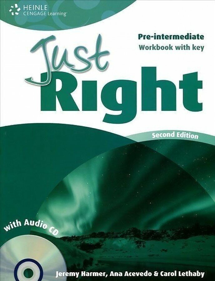 Книга Just Right English Pre-Intermediate Workbook With Key and CD - фото №1