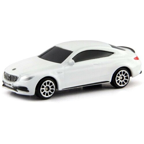 Машинка металлическая Uni-Fortune RMZ City 1:64 Mercedes-Benz C63 S AMG Coupe 2019 (цвет белый) легковой автомобиль rmz city mercedes benz c63 s amg coupe 2019 344991s 1 64 7 см белый