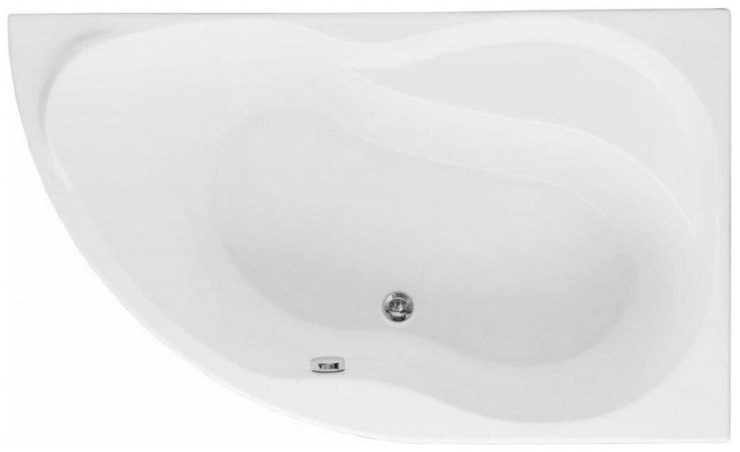 Акриловая ванна Aquanet Graciosa 150x90 R 205389 с каркасом, цвет Белый.