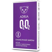 Контактные линзы ADRIA, Adria O2O2, Ежемесячные, -3,50 / 14,2 / 8,6 / 6 шт.