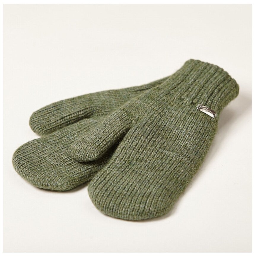 фото Варежки Gulyann (Универсальный, Серо-Зеленый) Alba