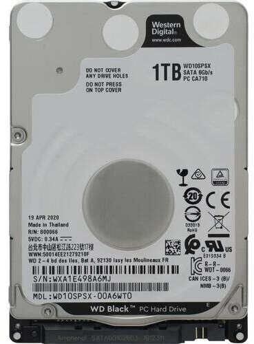 Жесткий диск Western digital Black 1 Тб WD10SPSX