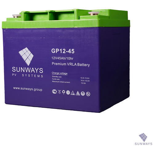 Аккумуляторная батарея SUNWAYS GP 12-40 аккумуляторная батарея sunways gp 12 100