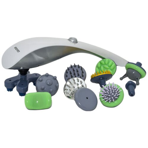 Вибрационный массажер ZENET ZET-718 белыйсерыйзеленый 4140₽