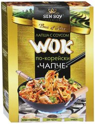 Лапша Sen Soy Wok бобовая с соусом чапче по-корейски, 235 г