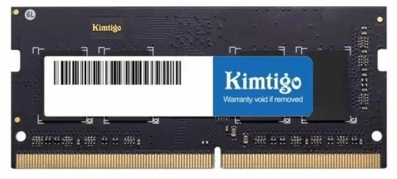 Оперативная память Kimtigo DDR3L 1600 МГц SODIMM CL11 KMTS8GF581600