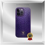 Чехол Santa Barbara Polo & Racquet Club Knight для iPhone 14 Pro Max, Фиолетовый, Противоударный - изображение