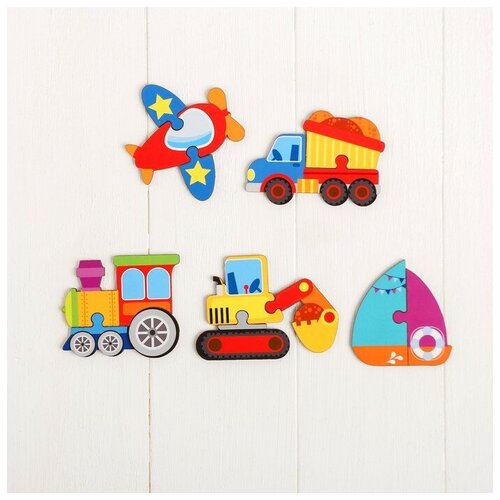 Головоломка пазл из крупных деталей Транспорт 601₽