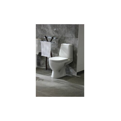 Унитаз-компакт Sanita luxe Max Comfort SL DM с сиденьем микролифт, Clip UP (WC. CC/Max/2-DM/WHT. G/S1) унитаз sanita luxe classic lux cscslcc01040611 wc cc classic 2 dm wht g s1