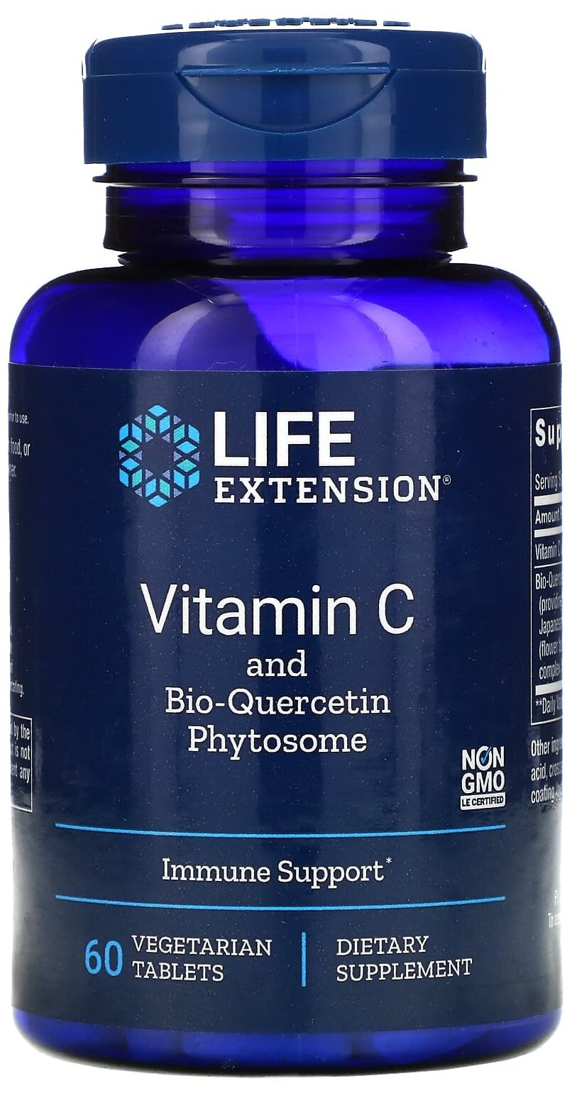 Таблетки Life Extension Vitamin С and Bio-Quercetin Phytosome