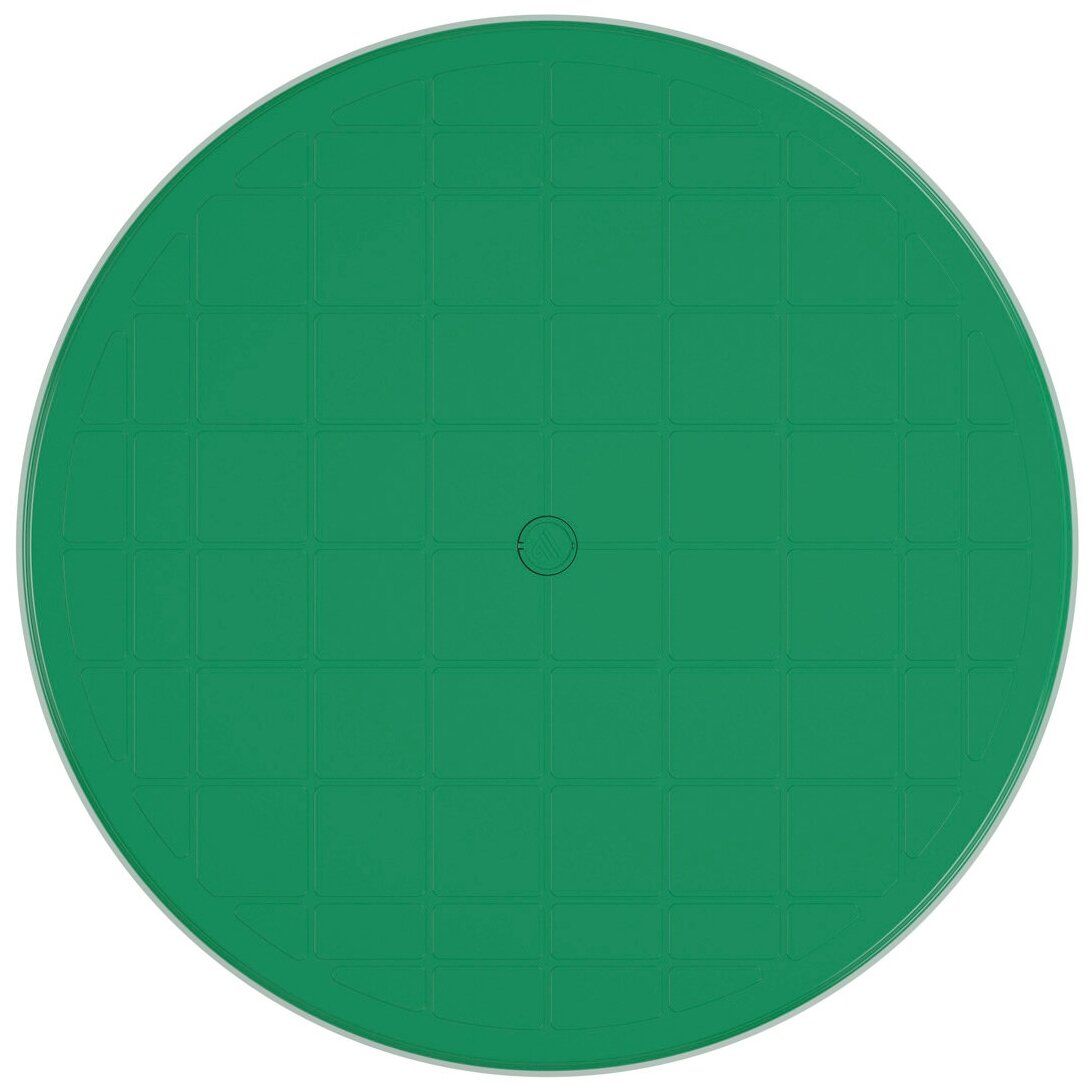 Стол круглый зеленый (900 х 900 х 750) М2666