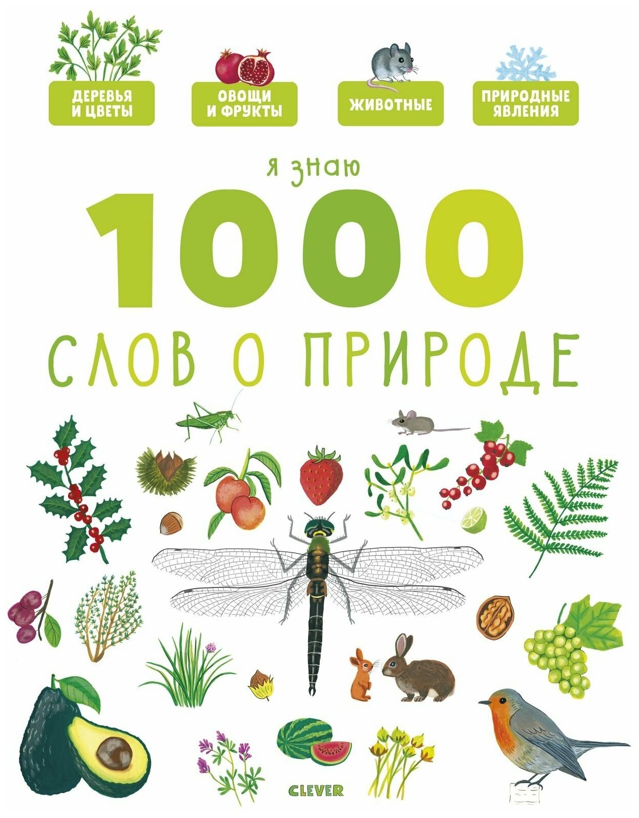 Главная книга малыша. Я знаю 1000 слов о природе