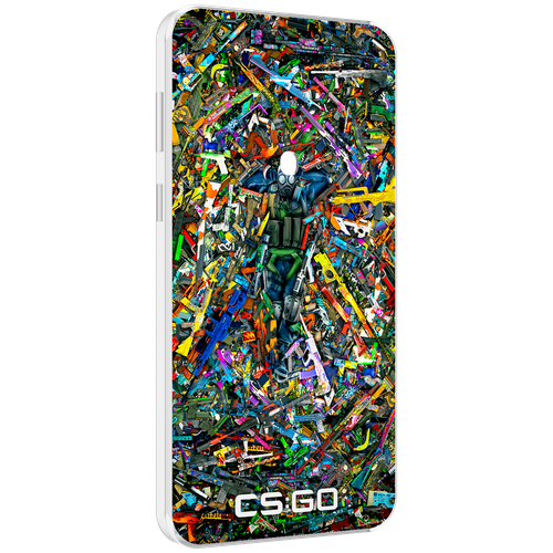 Чехол MyPads CS GO guns skins мужской для Meizu 16 Plus / 16th Plus задняя-панель-накладка-бампер чехол mypads cs go guns skins мужской для nokia c21 plus задняя панель накладка бампер