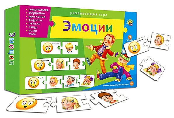 Настольная игра Рыжий кот Ассоциации-Цепочкой. Эмоции - фото №1