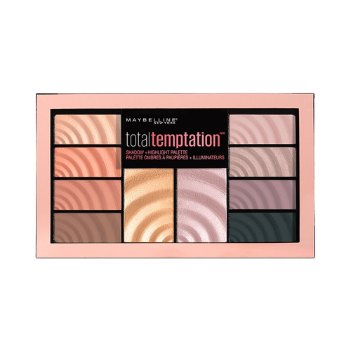 Maybelline New York Палетка теней и хайлайтеров Temptation, 12 г