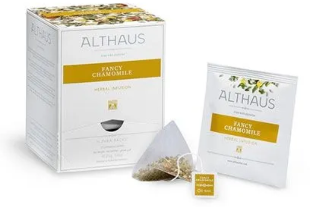 Чайный напиток Althaus Fancy Chamomile 2,25гр, коробка 15 пак.