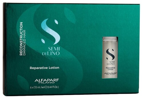 Alfaparf Milano Reparative Lotion Лосьон, восстанавливающий структуру волос, 6*13 мл