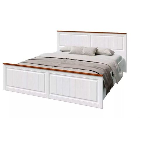 Кровать Валенсия 1,6м Белая/ Кровать двухспальная белая 160х200