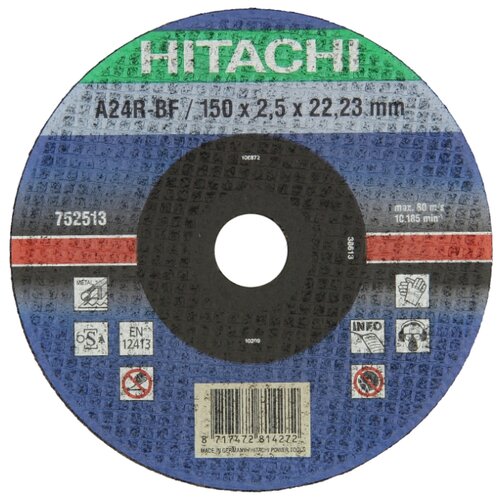 фото Диск отрезной 150x2.5x22.23 hitachi