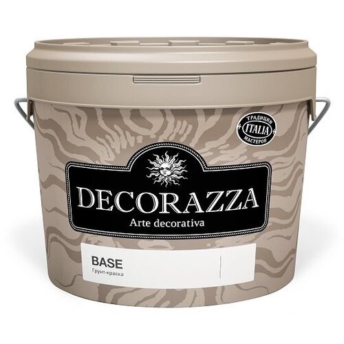 DECORAZZA BASE подложечная краска-грунт для нанесения декоративных покрытий (0,9л/1кг)