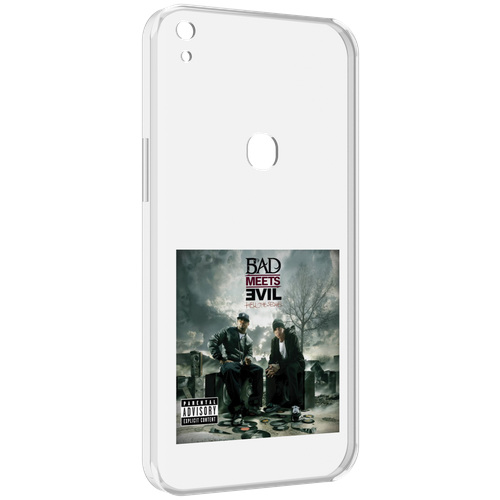 Чехол MyPads Eminem BAD MEETS EVIL – HELL THE SEQUEL для Alcatel SHINE LITE 5080X 5.0 задняя-панель-накладка-бампер