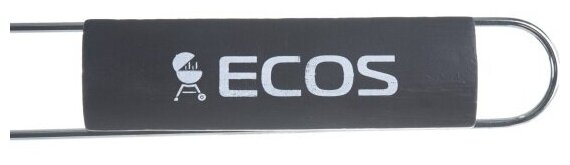 Решетка для барбекю ECOS RD-104C (6 секций, р-р 35х25х1,5 см, общая длина 60см, хром.) - фотография № 13