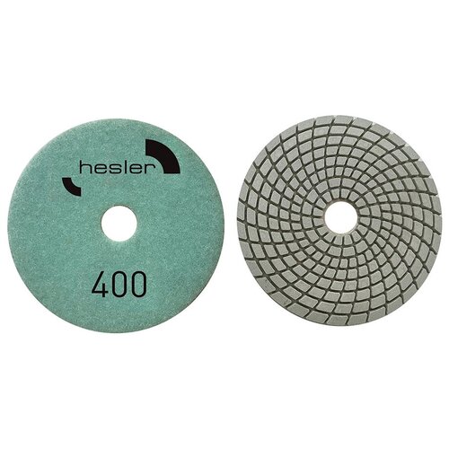 Круг алмазный шлифовальный по камню Hesler гибкий d100 мм P400 для мокрого шлифования