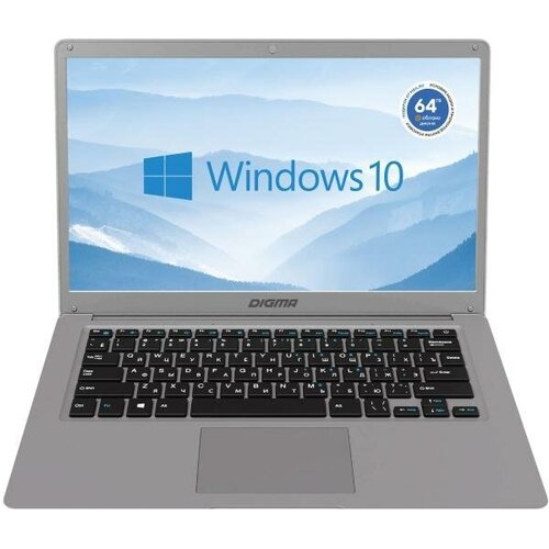 Ноутбук Digma EVE 14 C415 Celeron N3350 4Gb eMMC128Gb Intel HD Graphics 500 14 IPS FHD (1920x1080) Windows 10 Home Single Language 64 grey space WiFi