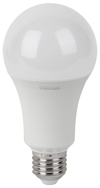 Лампа светодиодная LED Value LVCLA150 20SW/830 20Вт грушевидная матовая E27 230В 10х1 RU OSRAM 4058075579293 - фотография № 1