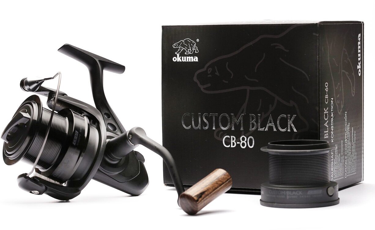 Катушка для рыбалки Okuma Custom Black 80 + дополнительная шпуля
