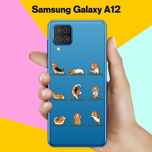 Силиконовый чехол Зарядка от Биглей на Samsung Galaxy A12 силиконовый чехол зарядка от биглей на honor 30