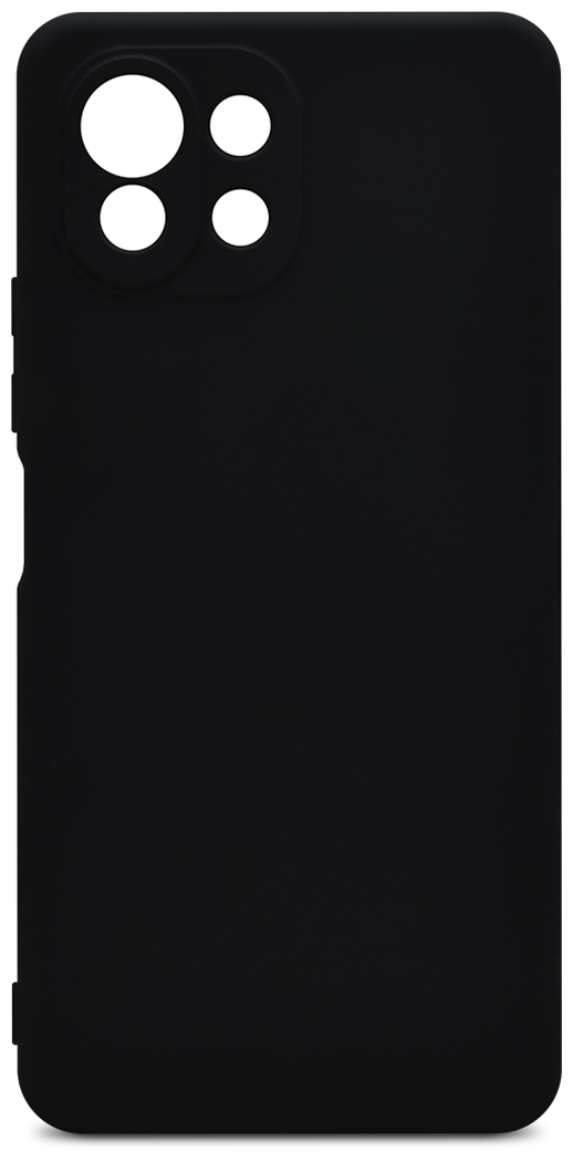 Силиконовый чехол Soft Touch на Xiaomi Mi 11 Lite/5G NE / Сяоми Ми 11 Лайт с защитой камеры