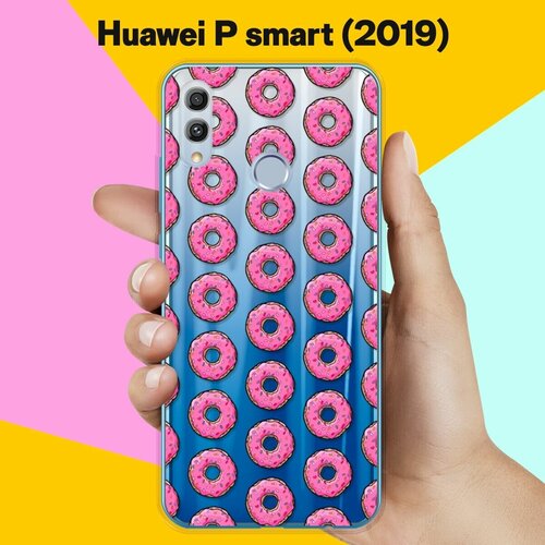 Силиконовый чехол Пончики на Huawei P Smart (2019) силиконовый чехол i’m so sorry на huawei p smart 2019 хуавей п смарт 2019