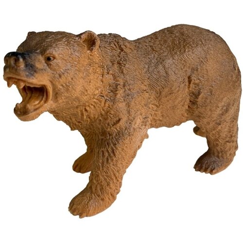 фигурка медведь бурый Фигурка животного Бурый медведь, 10 см