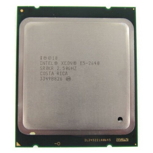 Процессор Intel Xeon E5-2640 LGA2011, 6 x 2500 МГц, OEM процессор intel xeon processor e5 2640 15m cache 2 50 ghz fc lga10 [cm8062100856401]