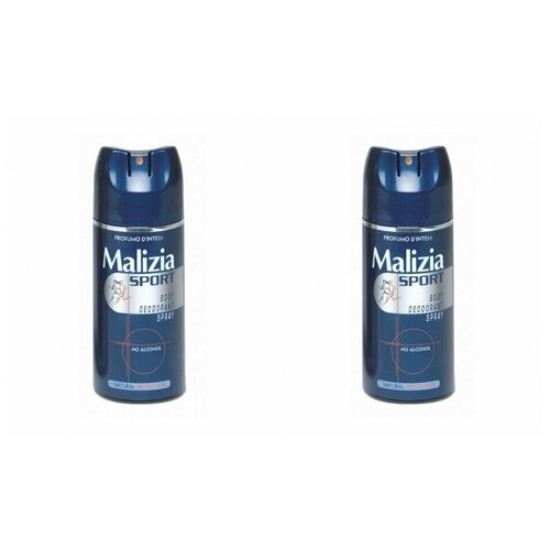 MALIZIA Дезодорант-аэрозоль Uomo Black & Wild, 150 мл, 2 штуки / дезодорант аэрозоль malizia uomo black