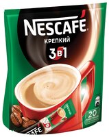 Растворимый кофе Nescafe 3 в 1 крепкий, в стиках (50 шт.)