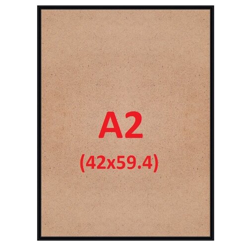 Рамка 420x594 А2 Nielsen алюминий черный 2 1745₽