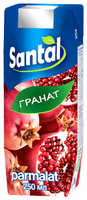 Напиток сокосодержащий Santal Гранат, 0.25 л , 24 шт.