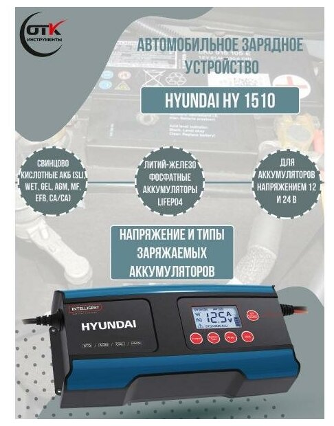 Зарядное устройство Hyundai - фото №6