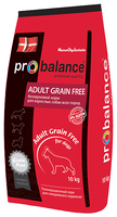 Корм для собак ProBalance (10 кг) Adult Grain Free